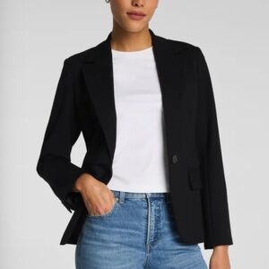 Spanx Classic Black Ponte Blazer - Size L